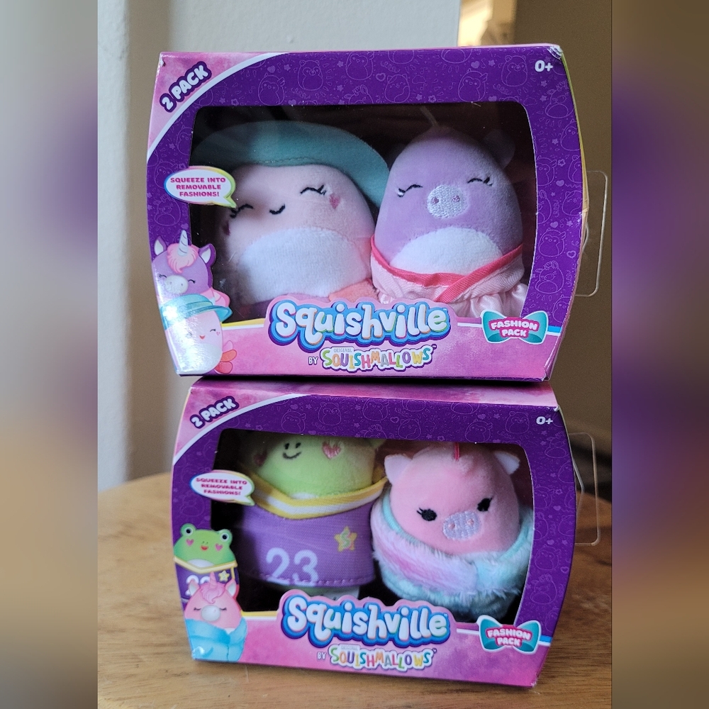 Squishville by Squishmallows 2-Pack Plush Toy Set